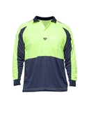 Hi Vis Long Sleeve PRP Polo Shirt