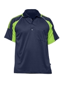 PRP Polo Shirt - Navy/Yellow