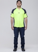 Hi Vis Rugger Fitted Polo Shirt
