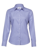 Barkers Stamford Check Shirt - Women - Navy/Blue/White