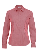 The Kingston Check Shirt - Women - Red/White