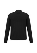 1/2 Zip Wool-Rich Merino Pullover - Men - Back View