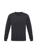 Milano 50% Wool Machine Washable Pullover - Men - Charcoal