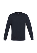 Milano 50% Wool Machine Washable Pullover - Men - Navy