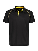 XT Performance Polo Shirt - Men -  Black + Gold