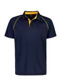 XT Performance Polo Shirt - Men - Navy + Gold