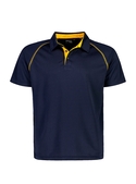 XT Performance Polo Shirt - Youth - Navy + Gold