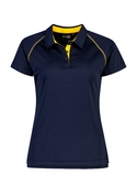 XT Performance Polo Shirt - Women - Navy + Gold