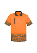 Hi Vis Tracks Polo Shirt - Men