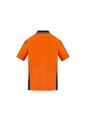 Komodo Short Sleeve Hi Vis Work Polo Shirt - Men - Back View