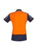 Hi Vis Zone Short Sleeve Polo Shirt - Women