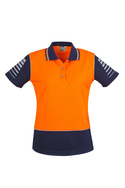 Hi Vis Zone Short Sleeve Polo Shirt - Women
