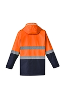 Basic 4 in 1 Waterproof Hi Vis Jacket - Men - Back View