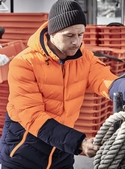 Streetworx Hooded Puffer Jacket, Plain and Hi Vis - Unisex