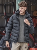 Streetworx Hooded Puffer Jacket, Plain and Hi Vis - Unisex