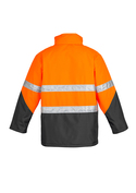 Hi Vis Storm Jacket - Quilt Lined - Men - Back View