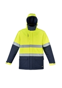 Antarctic Softshell Taped Hi Vis Jacket - Unisex - Yellow/Navy