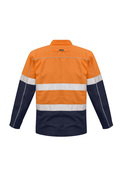 Hi Vis Cotton Drill Jacket with Cotton Flannel Lining - Men - Back View