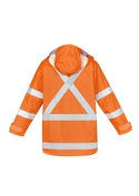 TTMC-W17 Hi Vis X Back 4 In 1 Waterproof Jacket - Men - Jacket Back
