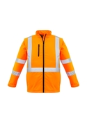 Hi Vis X Back 2 in 1 Softshell Jacket - Removable Sleeves - Unisex - Orange