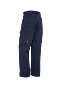 Basic Cargo Work Pants 100% Cotton Drill - Men - Back View