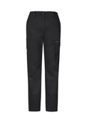 Essential Basic Stretch Cargo Work Pant - Women - Black