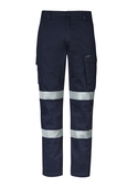 Essential Stretch Taped Cargo Work Pants - Men - Navy
