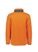 Streetworx Full Zip Sherpa Fleece, plain and hi vis - Unisex - Orange