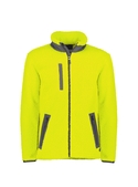 Streetworx Full Zip Sherpa Fleece, plain and hi vis - Unisex - Yellow