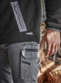 Streetworx Full Zip Sherpa Fleece, plain and hi vis - Unisex