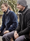 Streetworx Full Zip Sherpa Fleece, plain and hi vis - Unisex