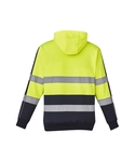 Hi Vis Stretch Taped Hoodie - Unisex - Back View