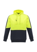 Hi Vis Pullover Hoodie - Unisex - Yellow/Navy