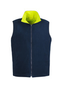 Hi Vis Waterproof Lightweight Vest - Men - Yellow Reverse