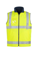 Hi Vis Waterproof Lightweight Vest - Men - Yellow