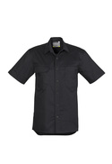 Lightweight Tradie Short Sleeve Shirt - Men - Black