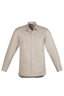 Lightweight Tradie Long Sleeve Shirt - Men - Sand