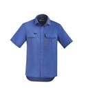 Outdoor Short Sleeve Shirt - Men - Blue