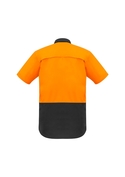 Rugged Cooling Hi Vis Short Sleeve Shirt - Men - Back View