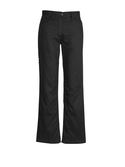 Plain Utility Work Pants Cotton Drill - Women - Black