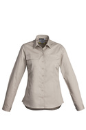 Lightweight Tradie Long Sleeve Shirt - Women - Sand