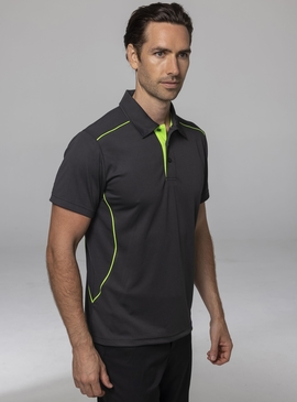 Kuranda Polo Shirt - Men - Polyester, New mesh knit
