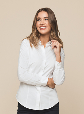 Ashton Cotton Oxford Shirt - Women