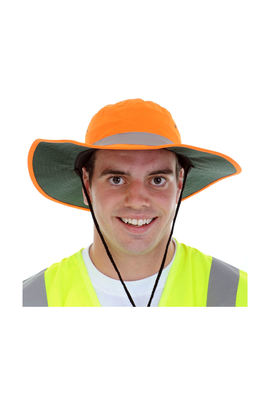 HI VIS Safety Slouch Hat