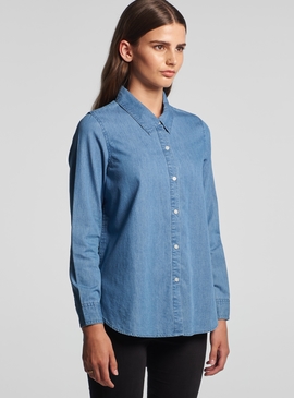 Blue Denim Shirt - Women
