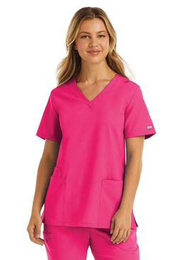 Momentum Double V Neck Scrub Top - Women