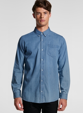 Blue Denim Shirt - Men