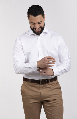 Spencer Shirt in Pure Cotton Twill