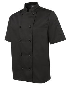 Short Sleeve Polycotton Chef Jackets - Unisex