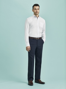 Plain Front Pant - Polyester/Bamboo Cool Stretch - Men